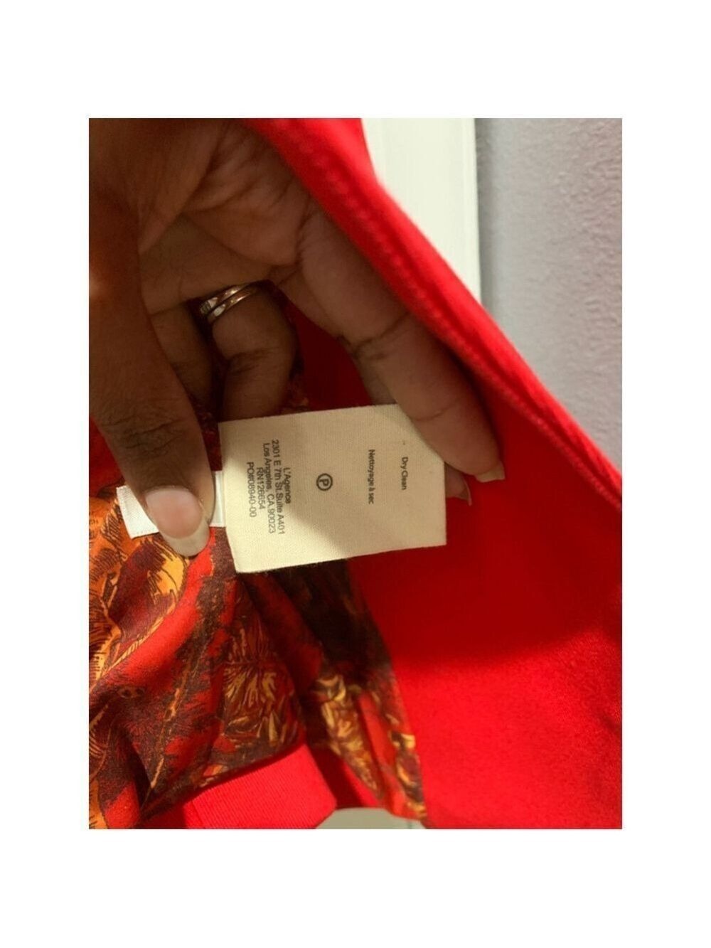 Women's L'AGENCE Blazer Size 0 Red - Picture 11 of 12